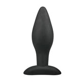 Medium Zwarte Siliconen Buttplug - PlayForFun